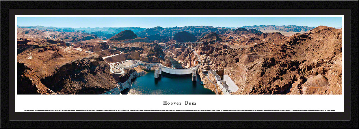 Hoover Dam - Panoramic Wall Decor