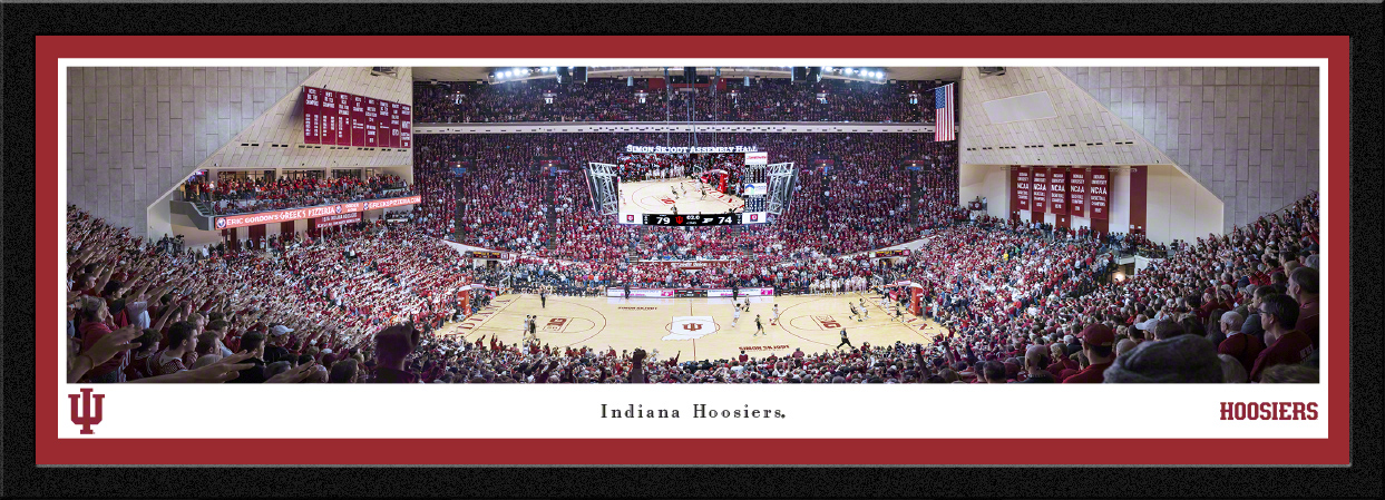 Indiana Hoosiers - Simon Skjodt Assembly Hall Panoramic Fan Cave Wall Decor