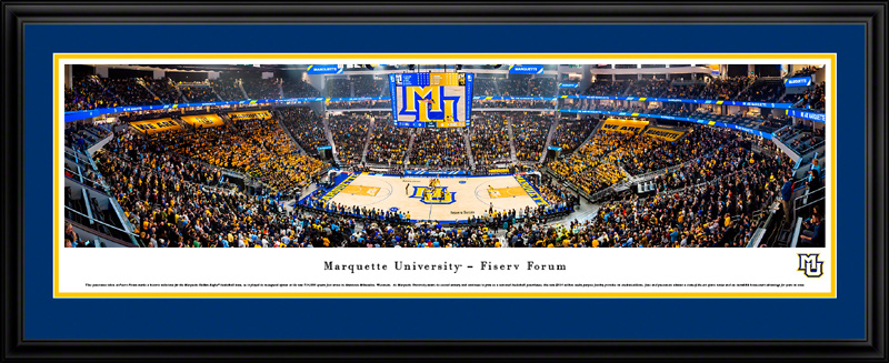 Marquette Golden Eagles Basketball Panoramic Poster