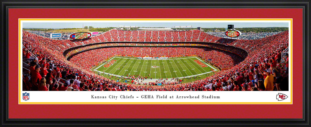 Kansas City Chiefs - Arrowhead Stadium Panoramic Fan Cave Wall Decor