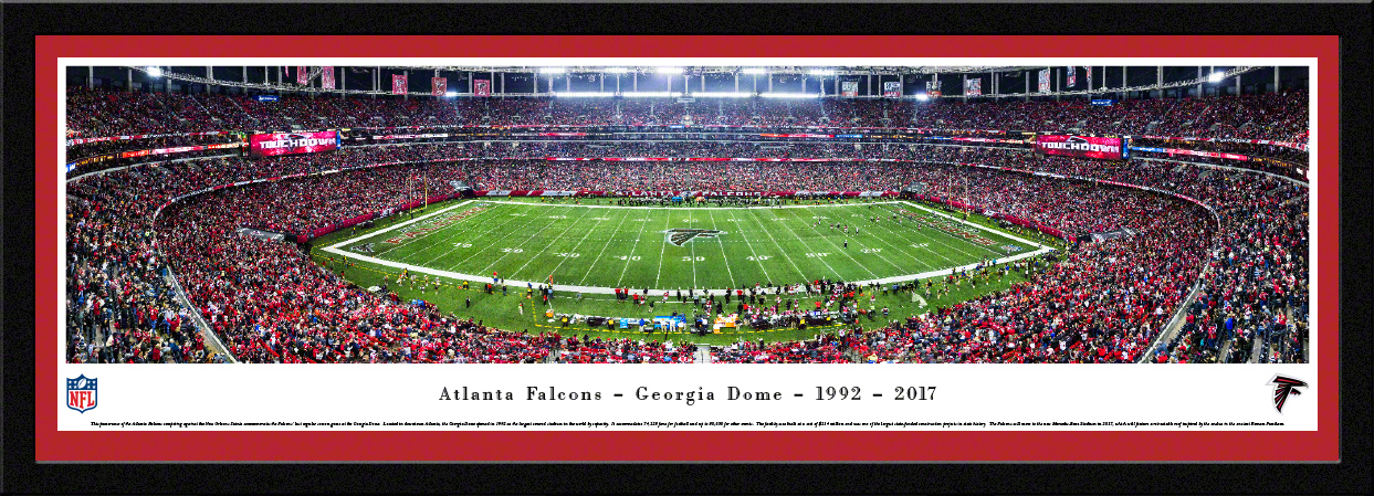 Atlanta Falcons - Georgia Dome Panoramic Fan Cave Wall Decor