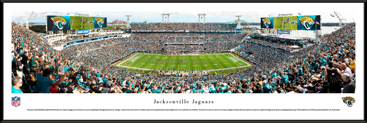 Jacksonville Jaguars - TIAA Bank Field Panoramic Fan Cave Wall Decor