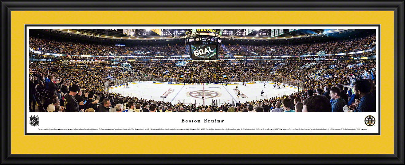 Boston Bruins - TD Garden NHL Panoramic Fan Cave Wall Decor