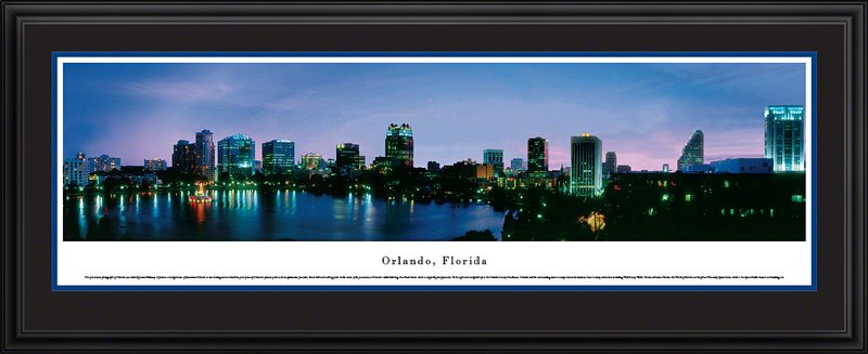 Orlando, Florida Skyline Panoramic Picture - Twilight