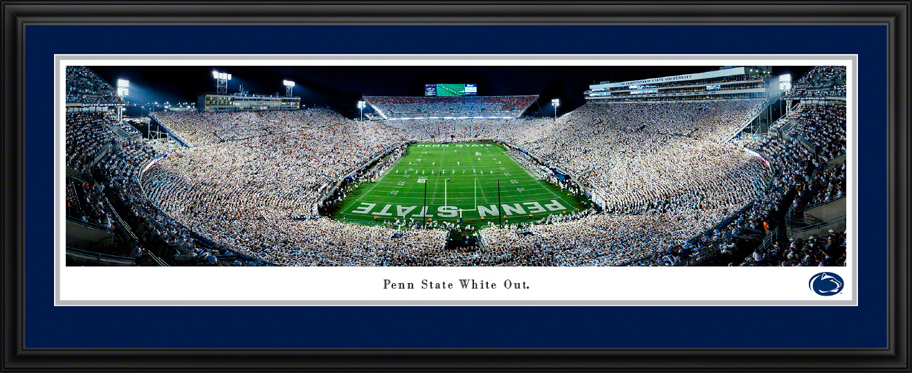 Penn State Nittany Lions - Beaver Stadium Panoramic Fan Cave Wall Decor