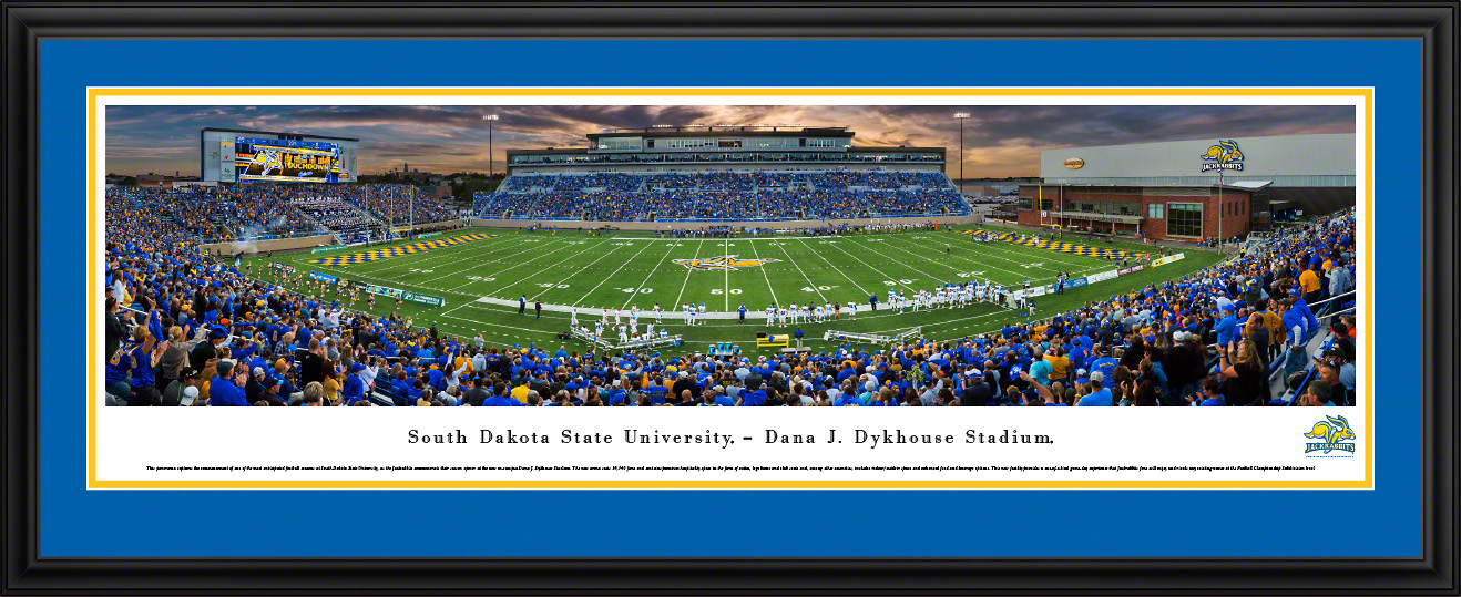 South Dakota State Jackrabbits - Dana J. Dykhouse Stadium Panoramic Fan Cave Wall Decor