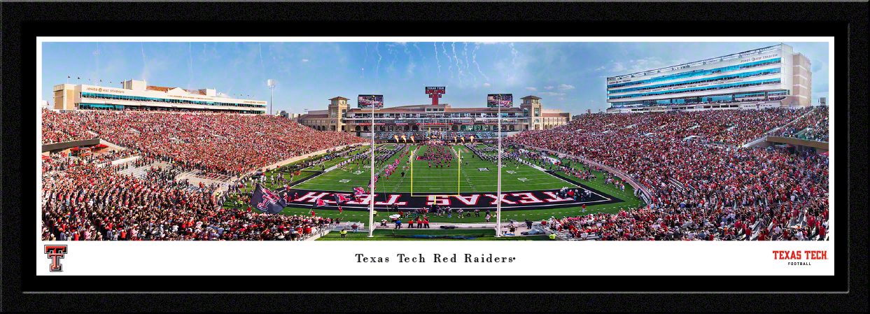 Texas Tech Red Raiders - Jones AT&T Stadium Panoramic Fan Cave Wall Decor
