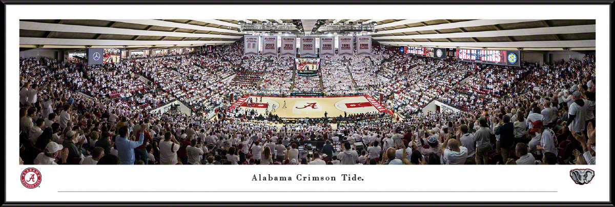 Alabama Crimson Tide - Coleman Coliseum Panoramic Fan Cave Wall Decor