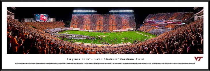 Virginia Tech Hokies Football Panoramic Fan Cave Wall Decor