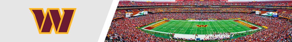 Washington Commanders Panoramic Picture - FedEx Field NFL Fan Cave Decor