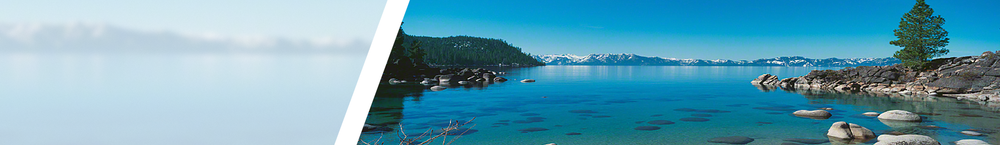 Lake Tahoe Panoramic Scenic Landscape Wall Decor and Art Prints