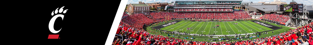 Cincinnati Bearcats Football Panoramic Picture - End Zone at