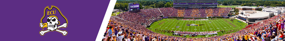 Pirate Sunset ECU vs UNC Panoramic Print