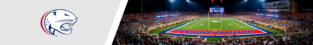 South Alabama Jaguars Football Panoramic Picture - Hancock Whitney