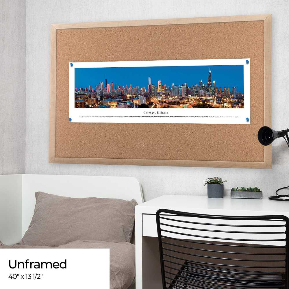 Chicago, Illinois Downtown Skyline Panorama
