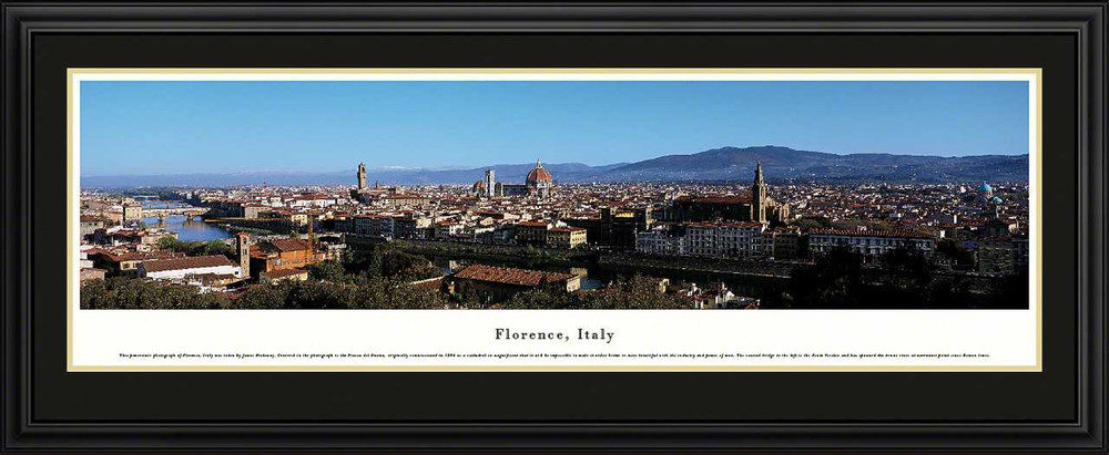 Florence, Italy City Skyline Panoramic Print