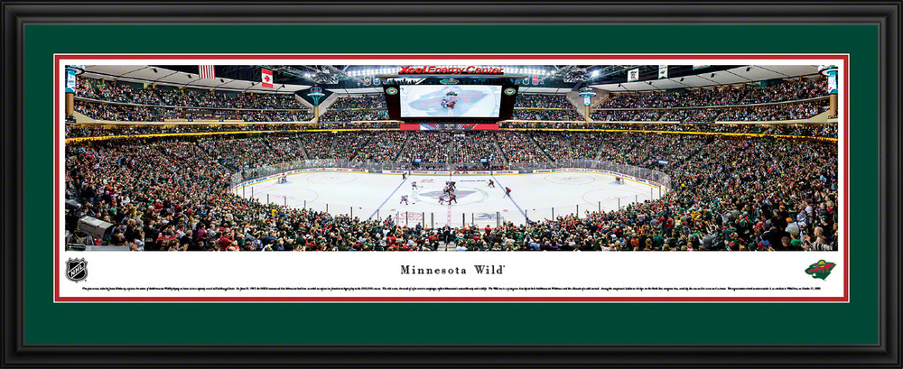 MasterPieces Sports Panoramic Puzzle - NHL Minnesota Wild Center View 
