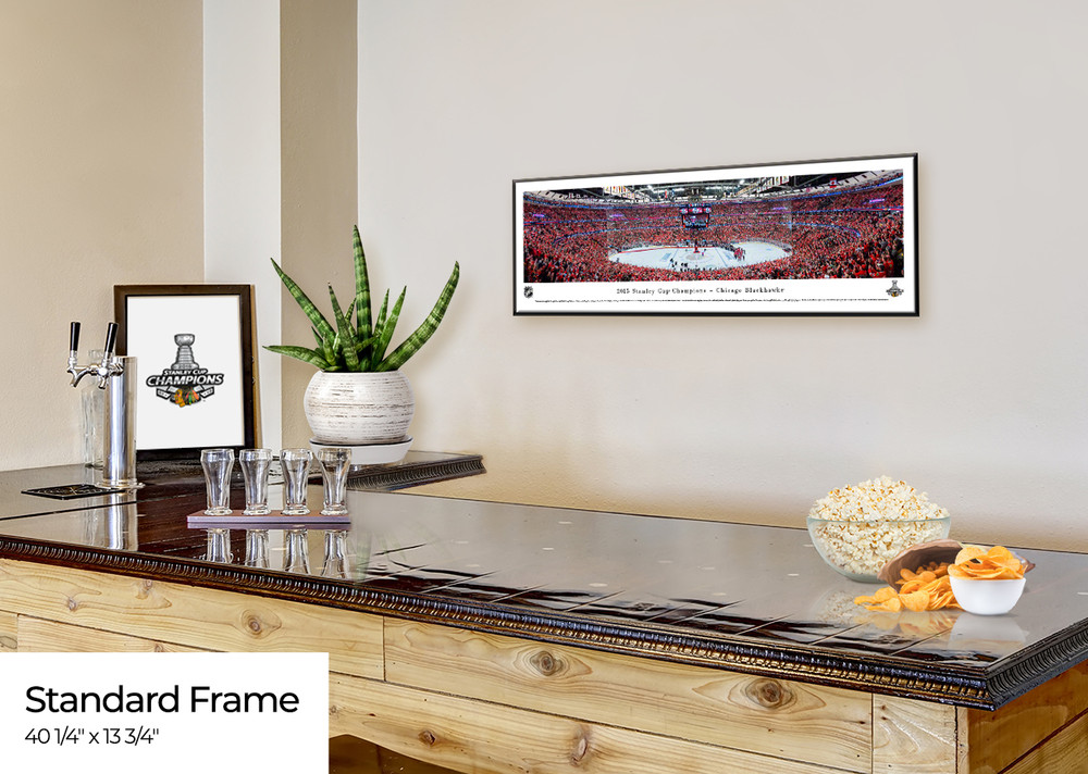 2015 Stanley Cup Panoramic Poster - Chicago Blackhawks 2015 Stanley Cup Panoramic Poster - Chicago Blackhawks