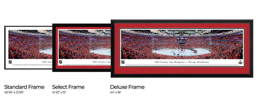 2015 Stanley Cup Panoramic Poster - Chicago Blackhawks