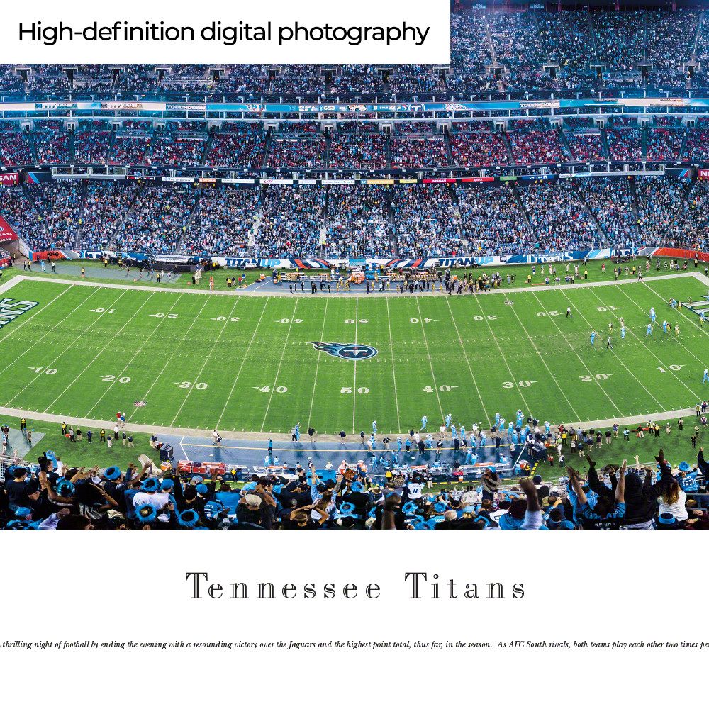 YouTheFan NFL Tennessee Titans 3D Stadium 8 x 32 Banner-Nissan