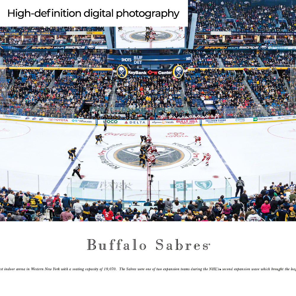 Buffalo Sabres Panoramic Poster - KeyBank Center