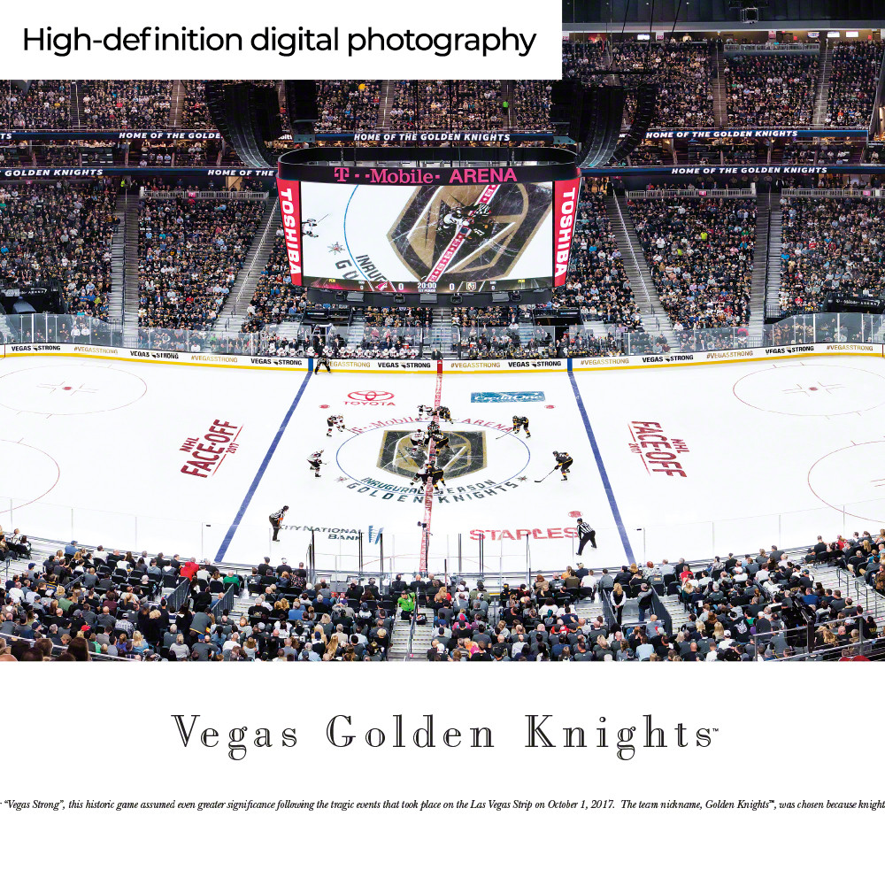 Vegas Golden Knights T-Mobile Arena Framed Panoramic Picture