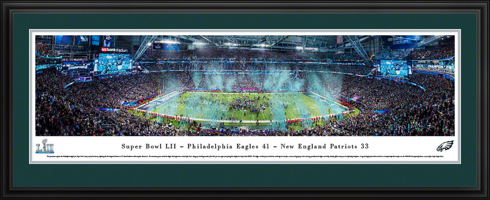 2018 Super Bowl Lii Panoramic Poster Philadelphia Eagles