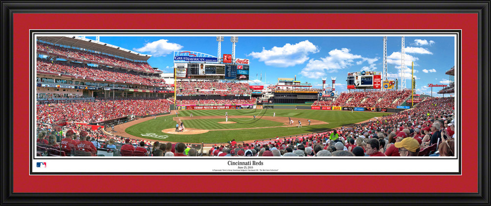 Cincinnati Reds Panoramic Poster Great American Ballpark