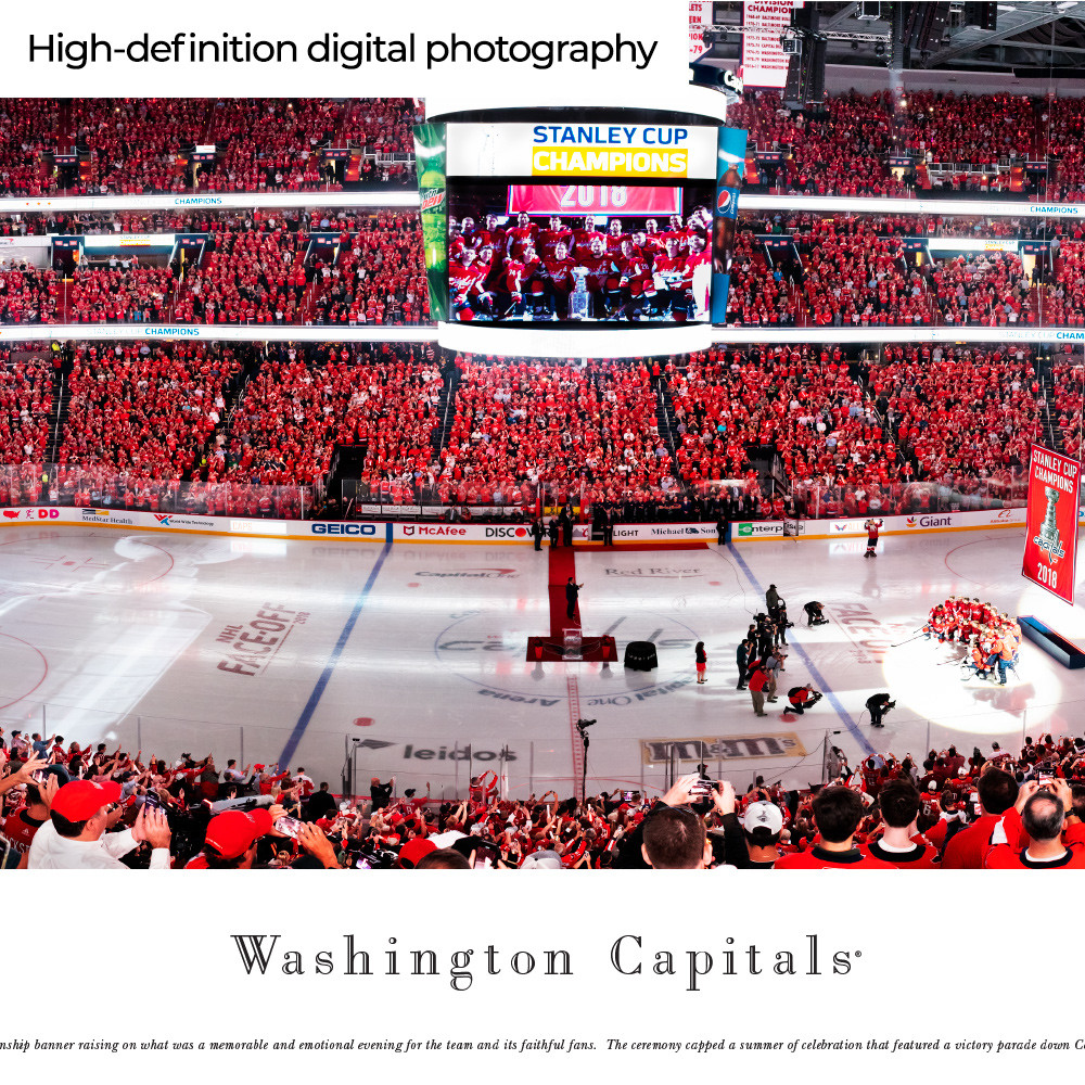 Washington Capitals at Capital One Arena Panoramic Poster