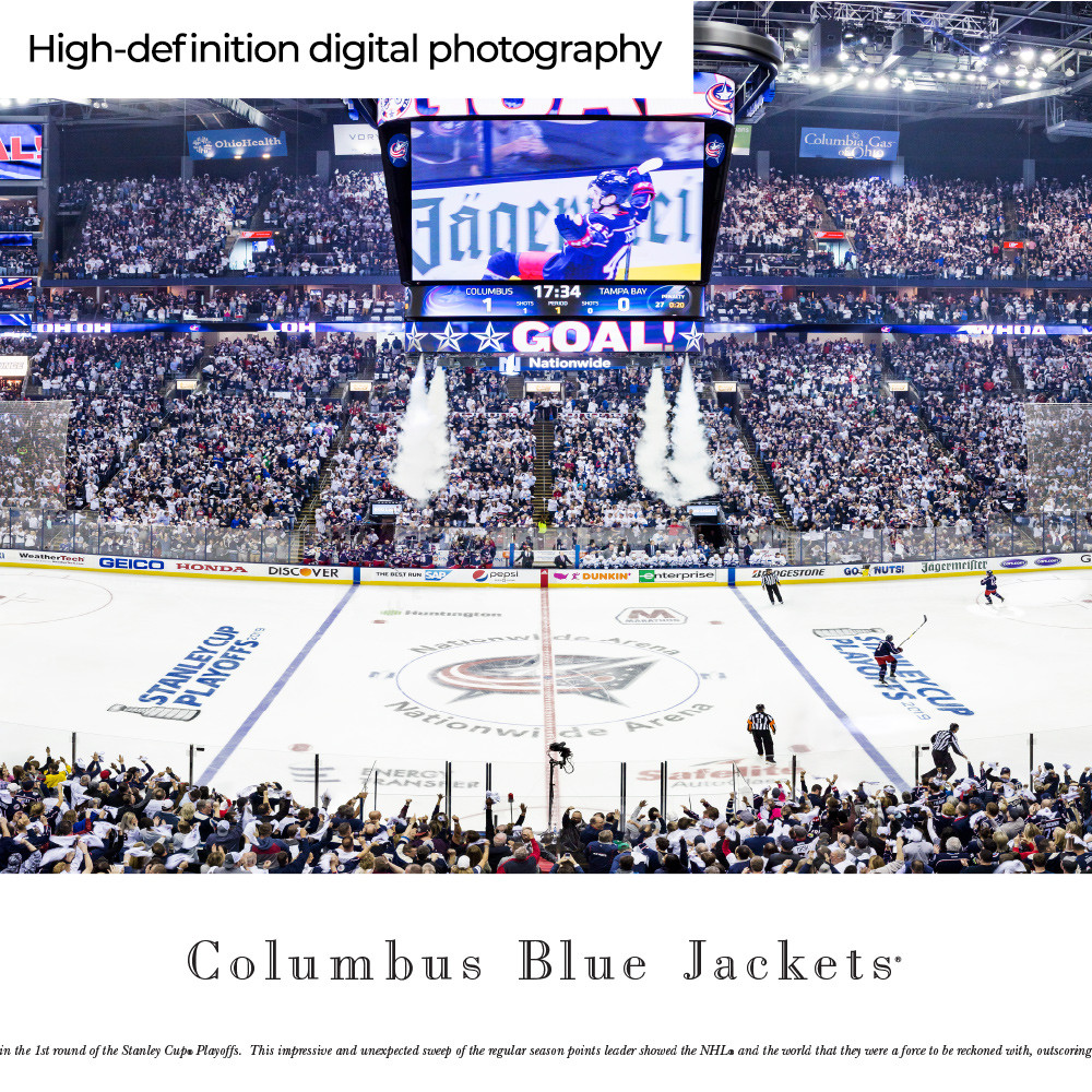 Columbus Blue Jackets Inaugural Season Superstars Poster (2001-02) -  Starline Inc. – Sports Poster Warehouse
