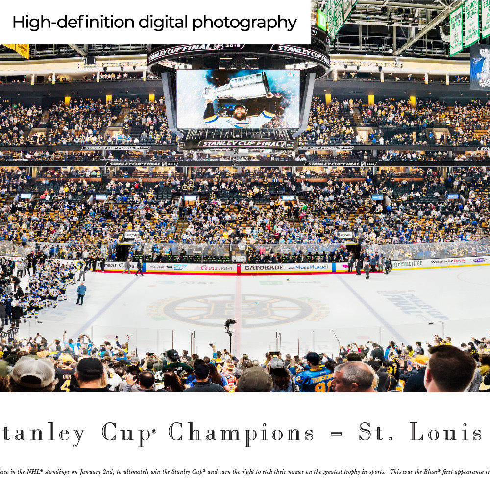 St. Louis Blues 2019 STANLEY CUP CHAMPIONS 6-Player Commemorative Poster -  Trends Int'l.