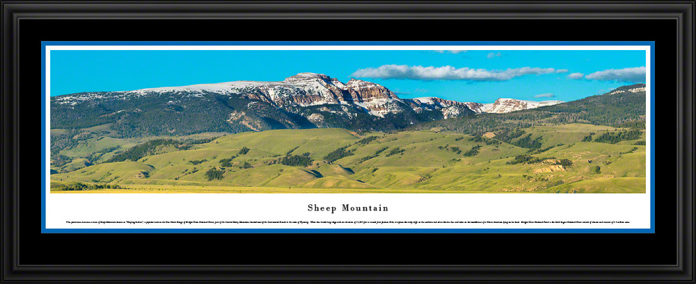 Sheep Mountain Wall Art - Grand Teton National Park Panoramic Picture