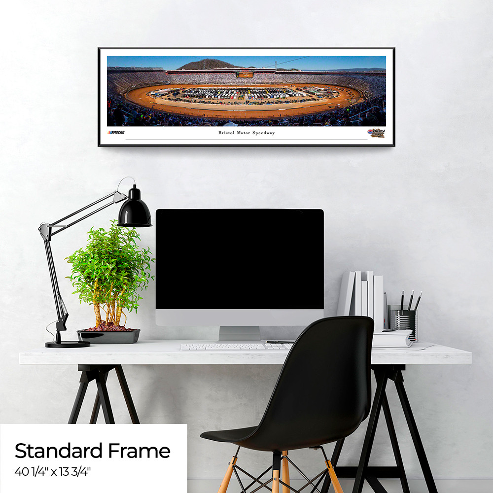 Bristol Motor Speedway Dirt Race Panoramic Poster - NASCAR Aerial Bristol Motor Speedway Dirt Race Panoramic Poster - NASCAR Aerial