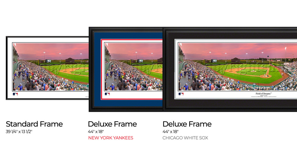 2021 Field of Dreams Panoramic Picture - Chicago White Sox vs. New York  Yankees MLB Fan Cave Decor