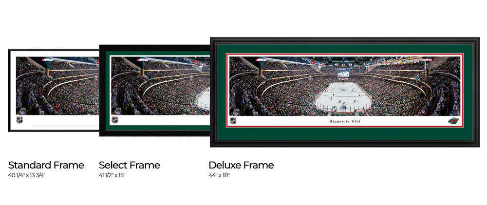 Minnesota Wild Panoramic Picture - Xcel Energy Center NHL Fan Cave Decor