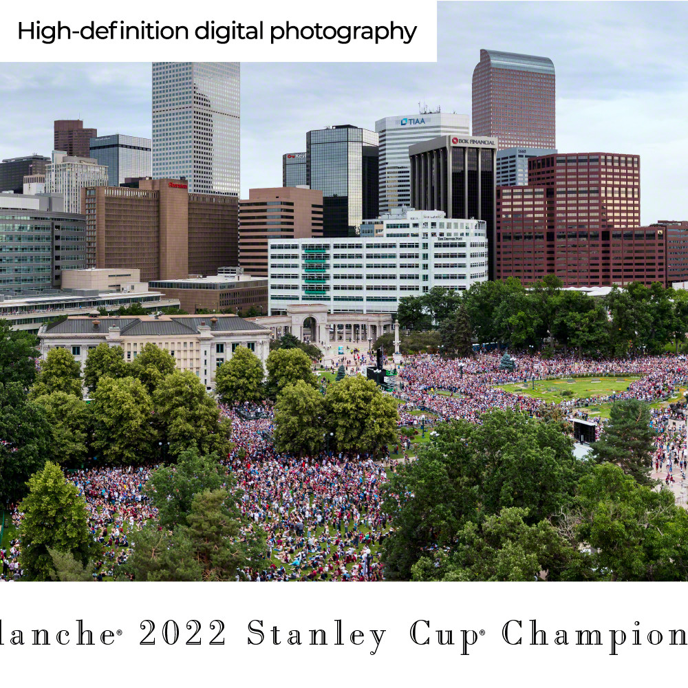 2022 Stanley Cup Champions Panoramic Picture - Colorado Avalanche Fan Cave  Decor