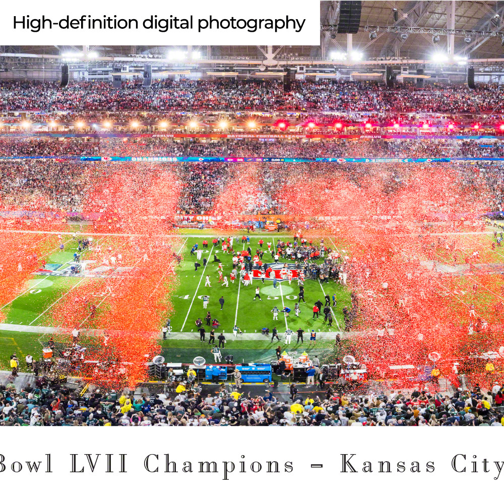 2023 KC Chiefs Super Bowl LVII Champions Confetti Glitter 