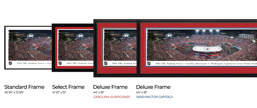 Washington Capitals vs. Carolina Hurricanes 2023 Stadium Series Fanatics  Authentic 16 x 20 Photo Print - Designed