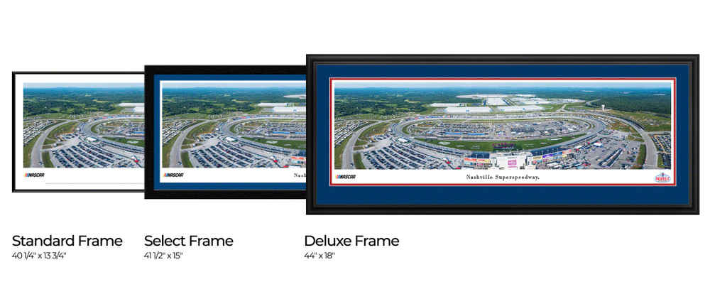Nashville Superspeedway Panoramic Picture - NASCAR Fan Cave Decor