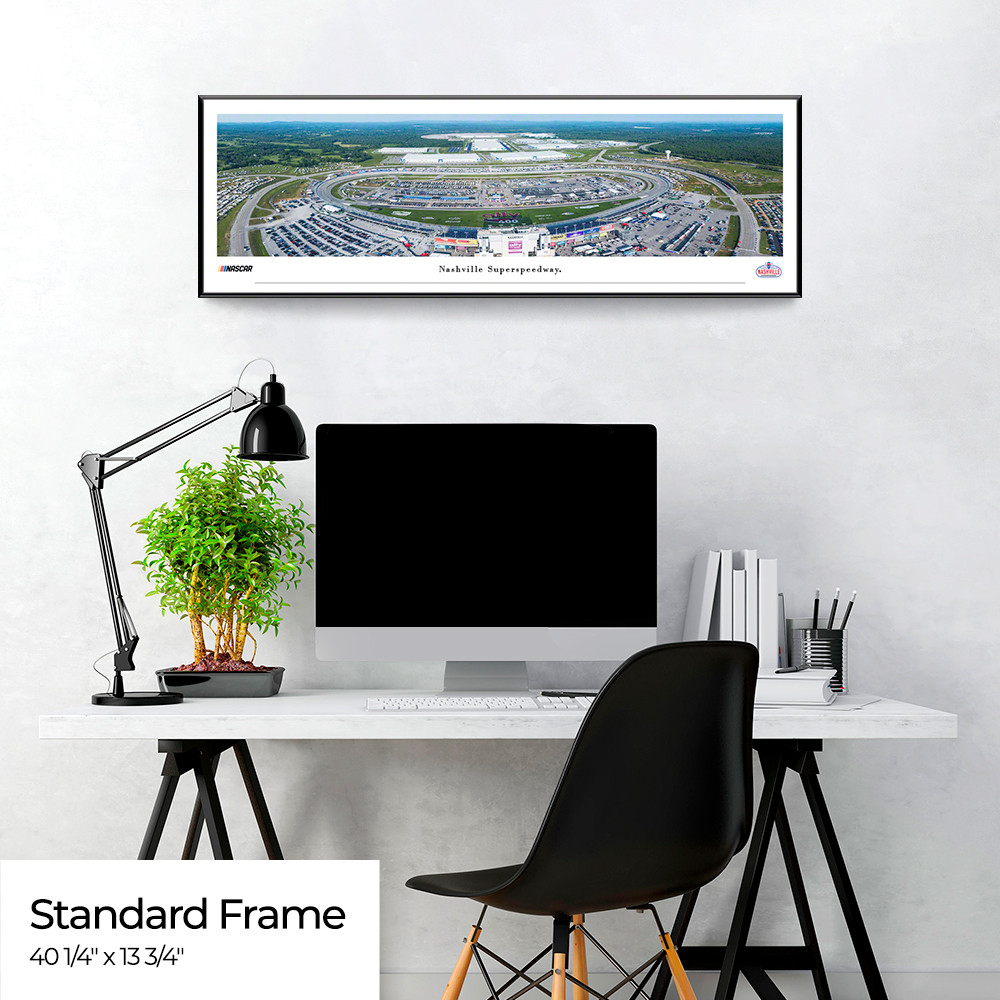 Nashville Superspeedway Panoramic Picture - NASCAR Fan Cave Decor