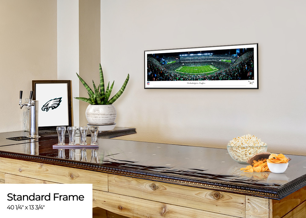 Philadelphia Eagles Kelly Green Throwback Game Panoramic Picture Philadelphia Eagles Kelly Green Throwback Game Panoramic Picture