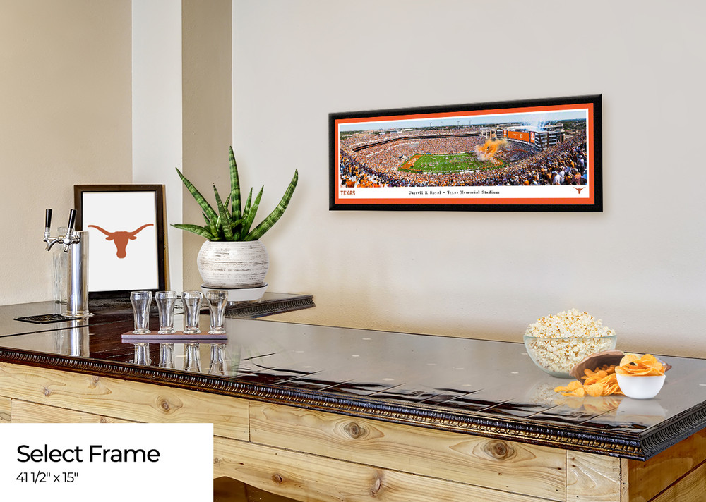 Texas Longhorns Football Panorama - DKR Texas Memorial