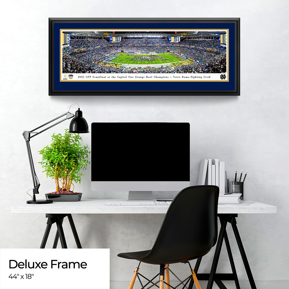 2025 Orange Bowl Champions Panoramic Picture - Notre Dame Fighting