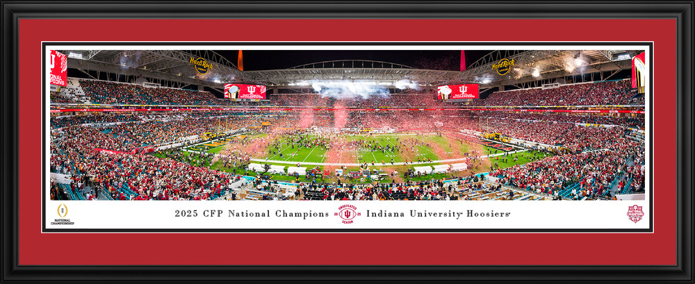 Indiana Hoosiers Poster, 2025 Undefeated National Champions