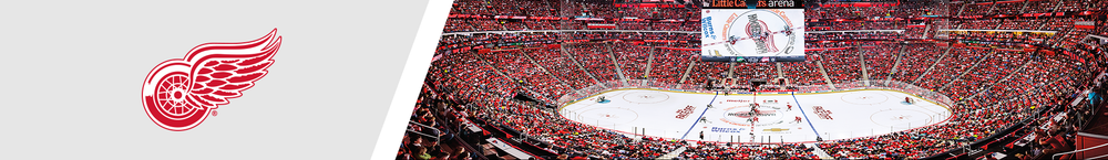 Detroit Red Wings Panoramic Poster - Joe Louis Arena