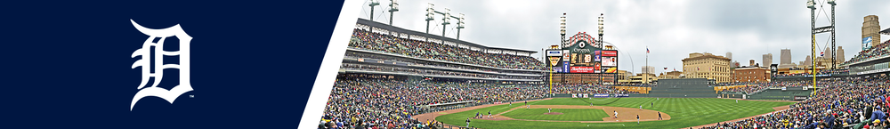 Detroit Tigers Panoramic Poster - MLB Fan Cave Decor