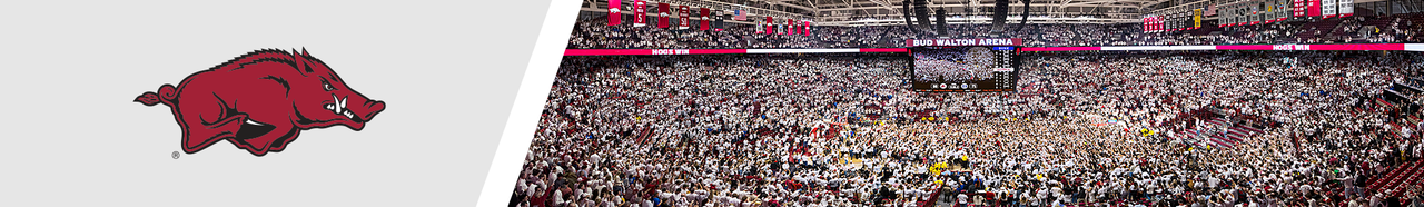 Arkansas Razorbacks College Sports Panoramic Posters - Fan Cave Decor
