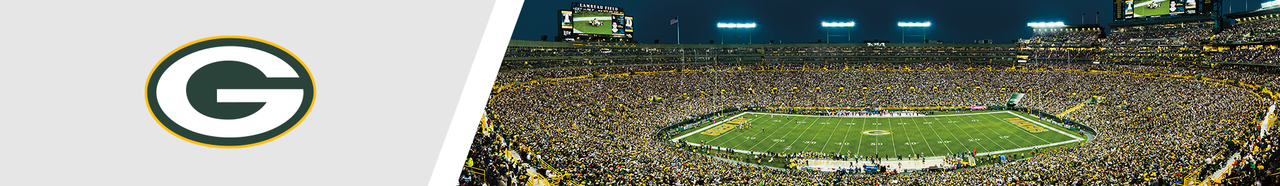 Green Bay Packers NFL Panoramic Posters - Fan Cave Decor