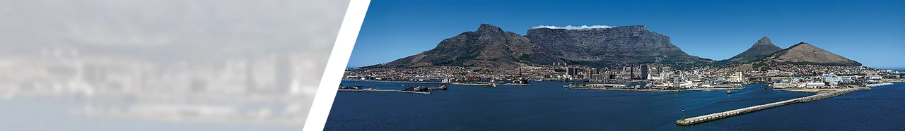 Cape Town, South Africa Panoramic City Skyline Poster Decor