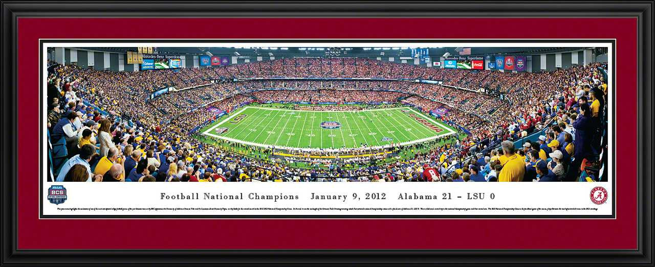 2012 BCS Football Championship Panoramic - Alabama Crimson Tide